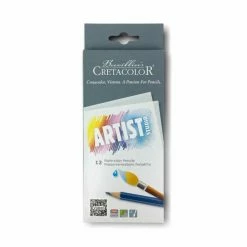 Brevillier's Cretacolor 12 Crayons De Couleur Aquarellables Artist Studio