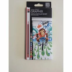 Marabu 12 Crayons De Couleur Aquarelle