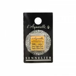 Aquarelle Extra-Fine 1/2 Godet Jaune Naples Foncé Sennelier