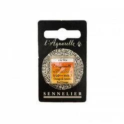 Aquarelle Extra-Fine 1/2 Godet Orange De Saturne Sennelier