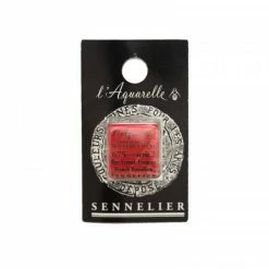 Aquarelle Extra-Fine 1/2 Godet Rouge Vermillon Français Sennelier