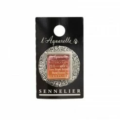 Aquarelle Extra-Fine 1/2 Godet Terre Sienne Brûlée Sennelier