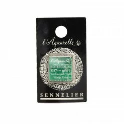 Aquarelle Extra-Fine 1/2 Godet Vert émeraude Véritable Sennelier