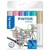 Pilot Assortiment De Feutres Pintor - Pointe Moyenne - Metal Mix - 6 Pcs -creavea shop assortiment de feutres pintor pointe moyenne metal mix 6 pcs p