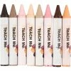 Creativ Company Assortiment De Pastels De Cire - Couleurs De Peau - 8 Pcs