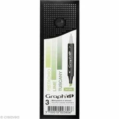 Assortiment Feutre à Alcool Graph'it Dégradé Nature X 3