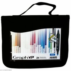 Assortiment Feutre à Alcool Graph'it Manga Colors X 24