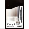 Assortiment Feutre à Alcool Graph'it Warm Grey Colors X 12 -creavea shop assortiment feutre a alcool graphit warm grey colors x 12 p
