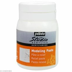 Pebeo Auxiliaire Pébéo Studio - Modeling Paste - Pâte De Structure 500 Ml