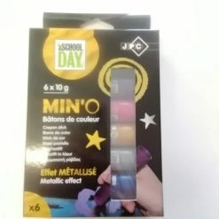 ASCOOLDAY Bâtons De Couleur - Effet Métallisé