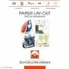 Schoellershammer Bloc De Papier Layout Spécial Marqueurs - A4 - 75 Feuilles