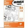 CLAIREFONTAINE Bloc De Papier Manga Paper Planches - Grille Divisée B4 - 40 Feuilles -creavea shop bloc de papier manga paper planches grille divisee b4 40 feuilles p