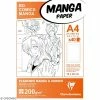 CLAIREFONTAINE Bloc De Papier Manga Paper Planches - Grille Simple A4 - 40 Feuilles -creavea shop bloc de papier manga paper planches grille simple a4 40 feuilles p