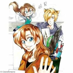 CLAIREFONTAINE Bloc Papier Layout Manga Paper Illustrations - A4 - 50 Feuilles -creavea shop bloc papier layout manga paper illustrations a4 50 feuilles p 3