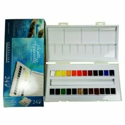 Boîte Aquarelle Fine "La Petite Aquarelle" 12 1/2 Godets - Sennelier -creavea shop boite aquarelle fine la petite aquarelle 12 12 godets sennelier p 3
