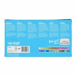 Royal Talens Boîte De 24 Godets - Peinture Aquarelle - Couleurs Botanique - Van Gogh -creavea shop boite de 24 godets peinture aquarelle couleurs botanique van gogh p 2