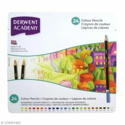 Boîte De Crayons De Couleur - Derwent Academy - 24 Pcs