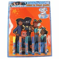 Ulmann Cahier Coloriage Foot De Rue Maxi Format + 6 Marqueurs