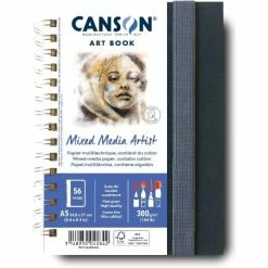 CANSON - Carnet "Art Book Mixed Média Artist" - A5 Portrait
