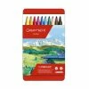 CARAN D'ACHE - Feutre "Fibralo" Aquarellable - Boîte Métal De 10 -creavea shop caran dache feutre fibralo aquarellable boite metal de 10 p