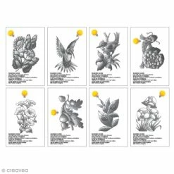 Cartes à Colorier Pour Marqueurs Chameleon - Nature - 16 Pcs -creavea shop cartes a colorier pour marqueurs chameleon nature 16 pcs p 4