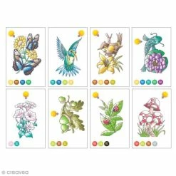 Cartes à Colorier Pour Marqueurs Chameleon - Nature - 16 Pcs -creavea shop cartes a colorier pour marqueurs chameleon nature 16 pcs p 5