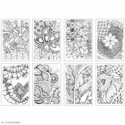 Cartes à Colorier Pour Marqueurs Chameleon - Zen - 16 Pcs -creavea shop cartes a colorier pour marqueurs chameleon zen 16 pcs p 3