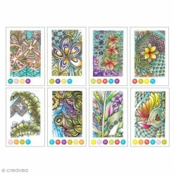 Cartes à Colorier Pour Marqueurs Chameleon - Zen - 16 Pcs -creavea shop cartes a colorier pour marqueurs chameleon zen 16 pcs p 5