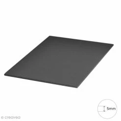 CLAIREFONTAINE Carton Plume A4 Noir - 5 Mm - 1 Planche