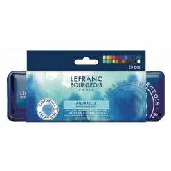 Coffret - Aquarelle Qualité Fine - Lefranc Bourgeois - 24 Demi-godets