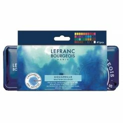 Coffret - Aquarelle Qualité Fine - Lefranc Bourgeois - 40 Demi-godets