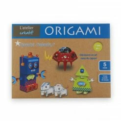Ulmann Coffret Création Origamis En Forme De Robots