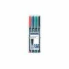 Coffret De 4 Crayons Staedtler Lumocolor Permanent De 0.6mm ( Pointe F)