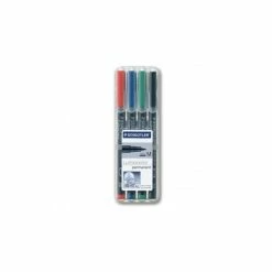 Coffret De 4 Crayons Staedtler Lumocolor Permanent De 1.0mm (point M)