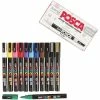 Coffret De Feutres Posca PC-3M - Pointe Conique Fine - Couleurs Assorties - 12 Pcs