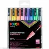 Coffret De Feutres Posca PC-3M - Pointe Conique Fine - Couleurs Pastel - 8 Pcs -creavea shop coffret de feutres posca pc 3m pointe conique fine couleurs pastel 8 pcs p