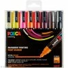 Coffret De Feutres Posca PC-5M - Couleurs Chaudes - 8 Pcs