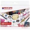 Coffret Dessins Créatifs Edding - Automne / Hiver - 13 Pcs -creavea shop coffret dessins creatifs edding automne hiver 13 pcs p