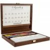 Coffret En Bois De 24 Demi-Godets Aquarelle Extra-Fine - Sennelier