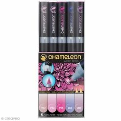 Coffret Marqueurs Chameleon - Floral Tones - 5 Feutres