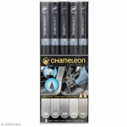 Coffret Marqueurs Chameleon - Gray Tones - 5 Feutres