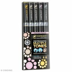 Coffret Marqueurs Chameleon - Pastel - 5 Feutres