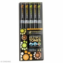Coffret Marqueurs Chameleon - Terre - 5 Feutres
