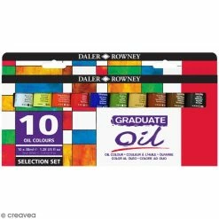 Daler-Rowney Coffret Peinture à L'huile - 10 X 38 Ml