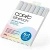 COPIC - Marqueur Sketch, Set 6+1 "Airy Tones Trial"
