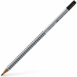 Faber-Castell Crayon à Papier "Grip 2001" - Bout Gomme - B