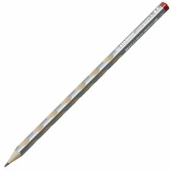 Stabilo Crayon Graphite EASYgraph "S" - Droitier - HB - Argent