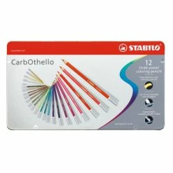 Stabilo Crayon Pastel "CarbOthello" - Etui Métallique De 12