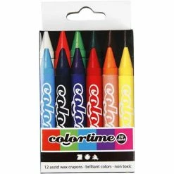 Creativ Company Crayons à La Cire - Multicolores - 12 Pcs -creavea shop crayons a la cire multicolores 12 pcs p 2