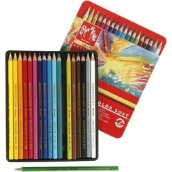 Crayons Aquarellables Supracolor Caran D'Ache - Boîte De 18 Crayons